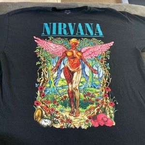 Nirvana concert tee men’s large